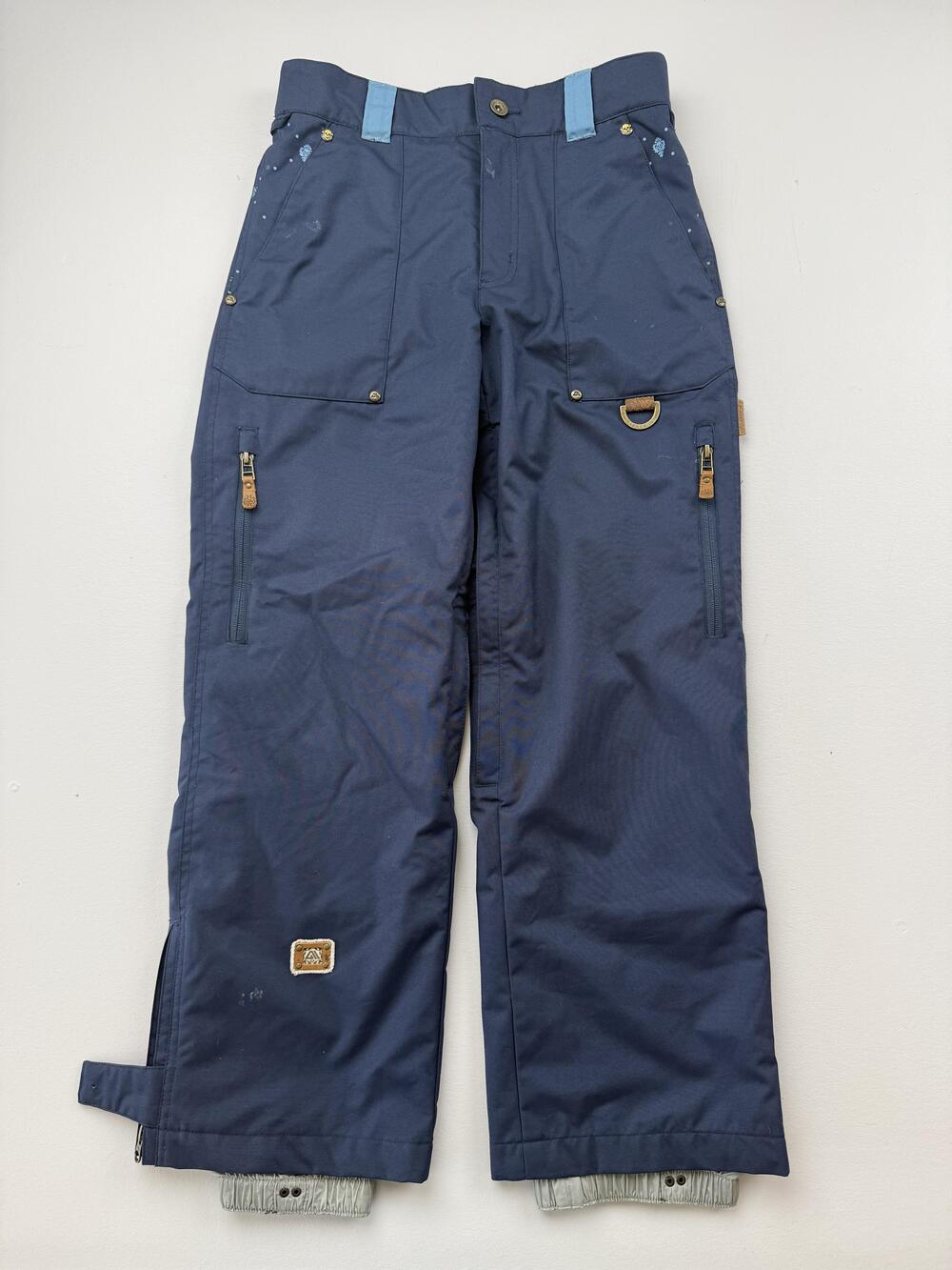 Allyance Snow Pants Youth Large Blue Insulated Ski Snowboard Winter Padded Warm